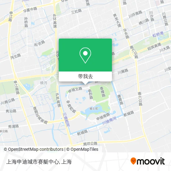 上海申迪城市赛艇中心地图