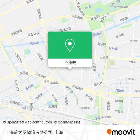 上海蓝之图物流有限公司地图