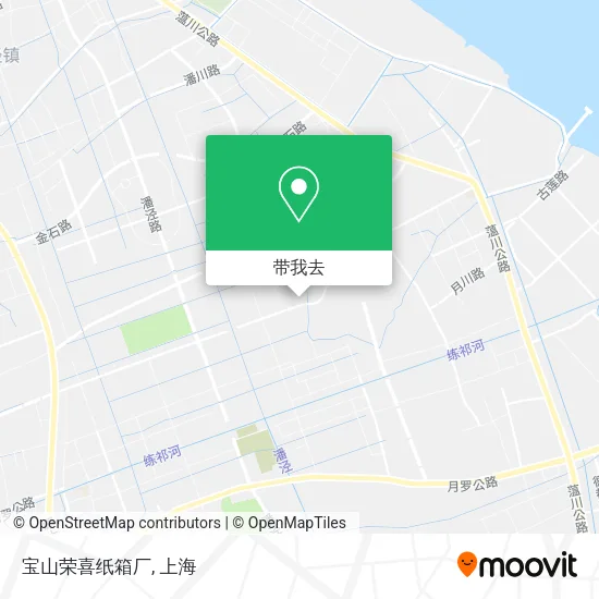 宝山荣喜纸箱厂地图