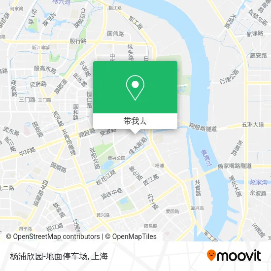 杨浦欣园-地面停车场地图
