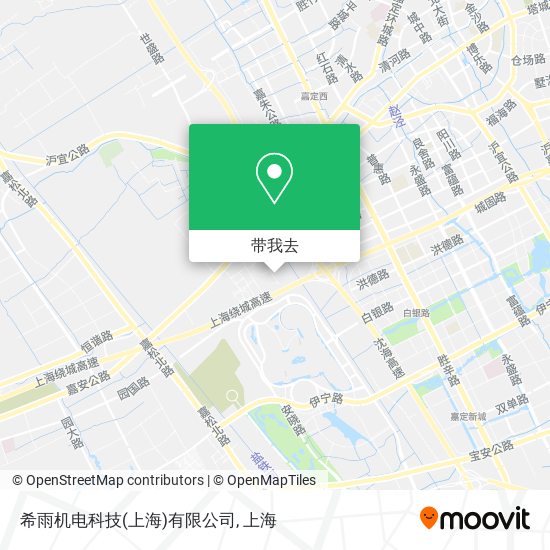 希雨机电科技(上海)有限公司地图