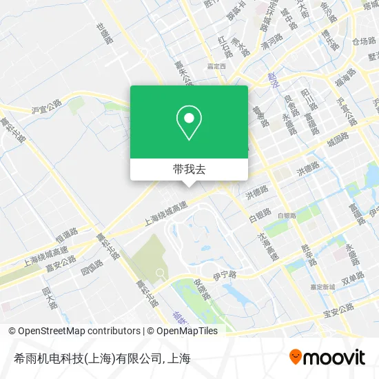 希雨机电科技(上海)有限公司地图
