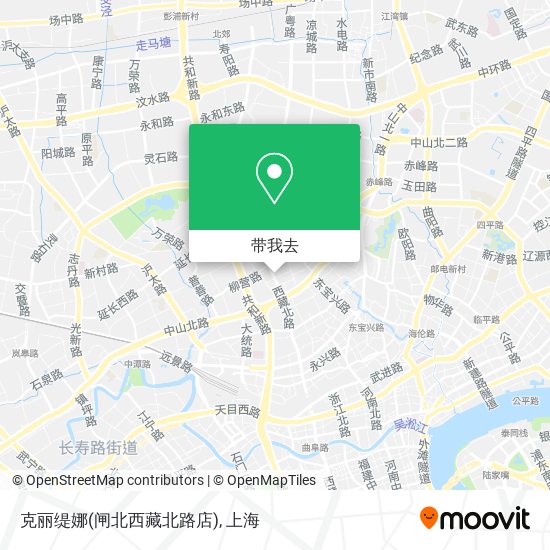 克丽缇娜(闸北西藏北路店)地图