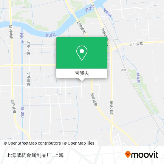上海威杭金属制品厂地图