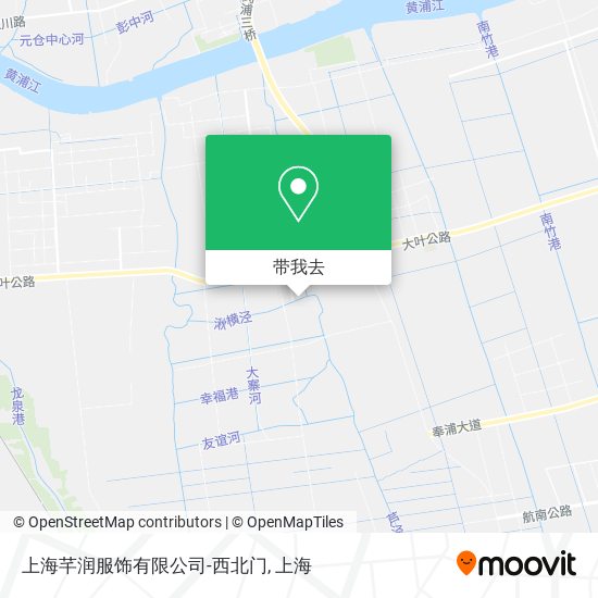 上海芊润服饰有限公司-西北门地图