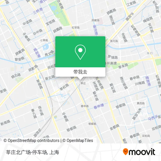 莘庄北广场-停车场地图