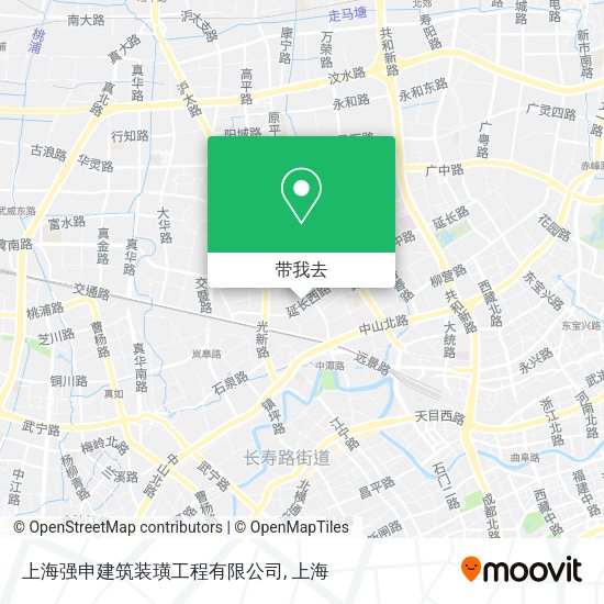 上海强申建筑装璜工程有限公司地图