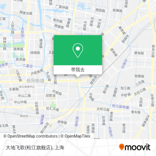 大地飞歌(松江旗舰店)地图