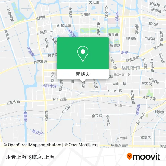麦希上海飞航店地图