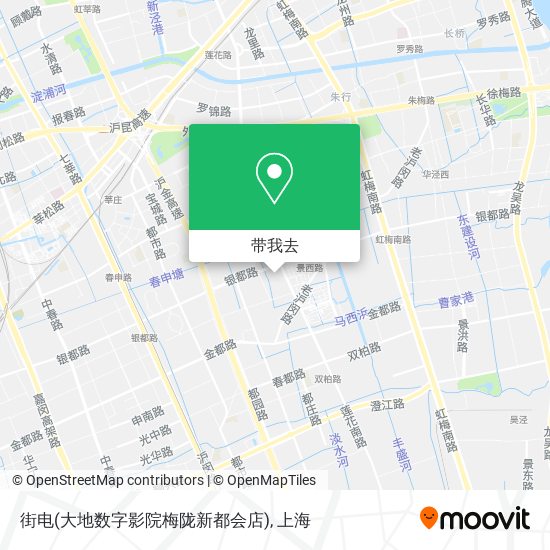 街电(大地数字影院梅陇新都会店)地图