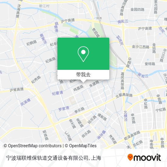 宁波瑞联维保轨道交通设备有限公司地图