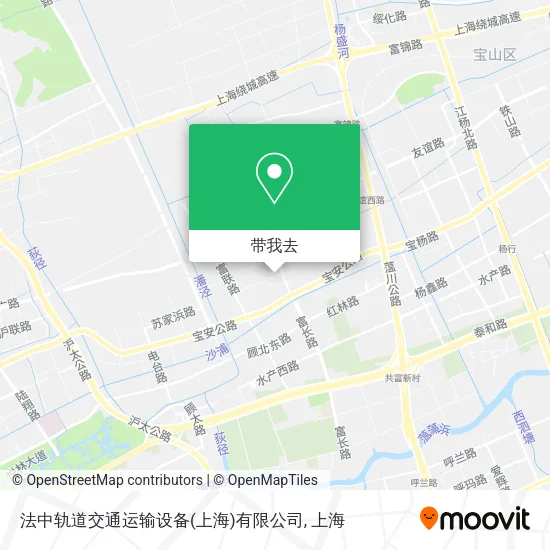 法中轨道交通运输设备(上海)有限公司地图