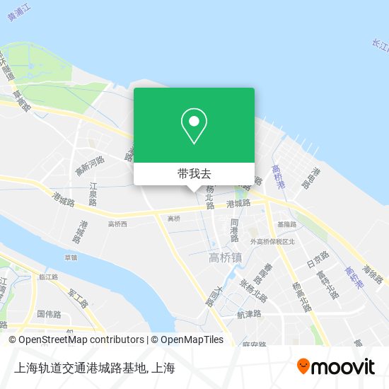 上海轨道交通港城路基地地图