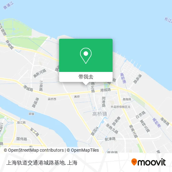 上海轨道交通港城路基地地图