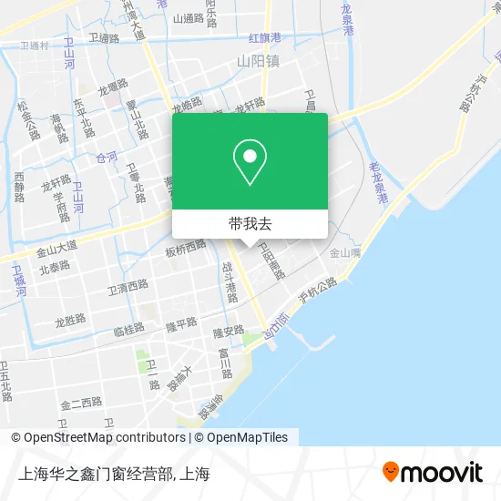 上海华之鑫门窗经营部地图