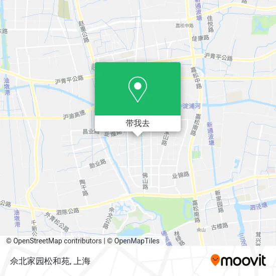 佘北家园松和苑地图