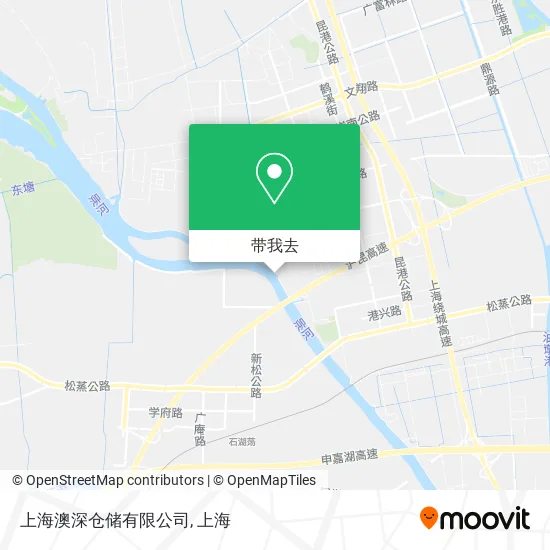 上海澳深仓储有限公司地图