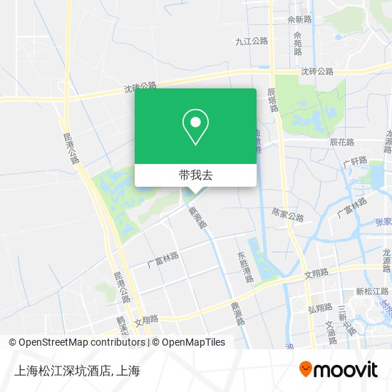 上海松江深坑酒店地图