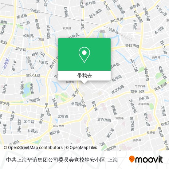 中共上海华谊集团公司委员会党校静安小区地图