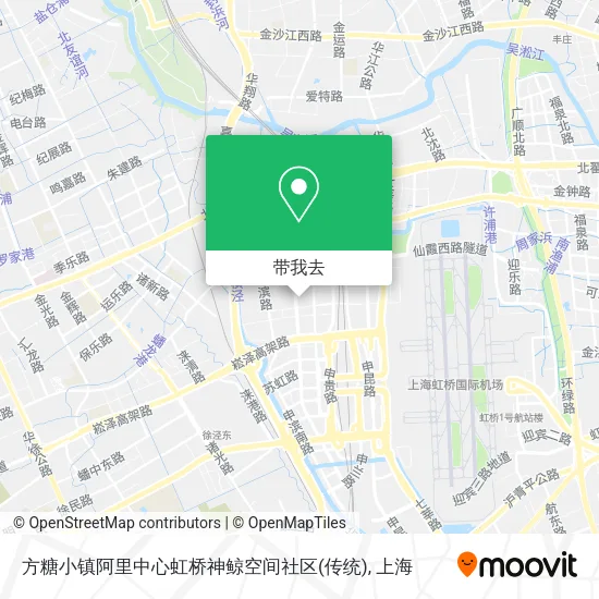 方糖小镇阿里中心虹桥神鲸空间社区(传统)地图