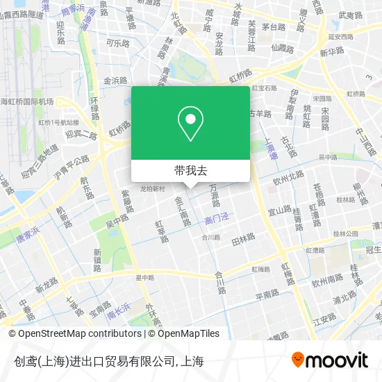 创鸢(上海)进出口贸易有限公司地图