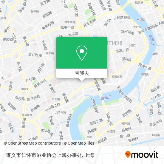 遵义市仁怀市酒业协会上海办事处地图