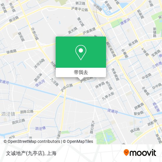 文诚地产(九亭店)地图