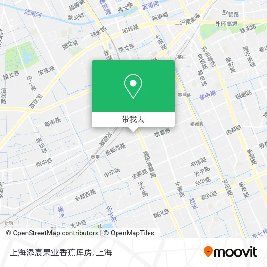 上海添宸果业香蕉库房地图