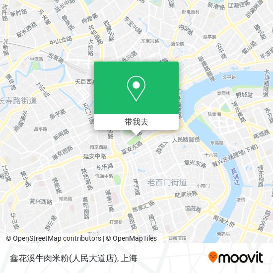 鑫花溪牛肉米粉(人民大道店)地图