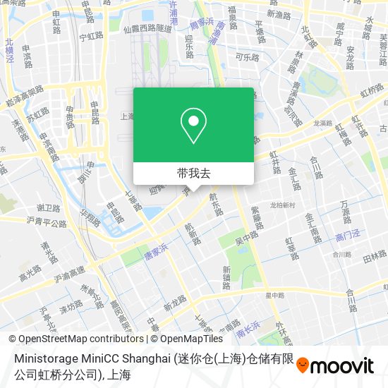 Ministorage MiniCC Shanghai (迷你仓(上海)仓储有限公司虹桥分公司)地图