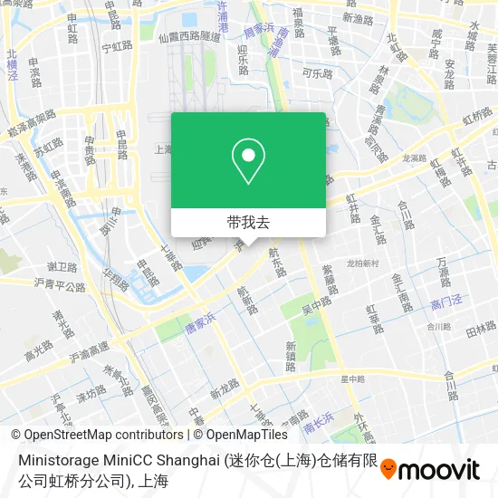 Ministorage MiniCC Shanghai (迷你仓(上海)仓储有限公司虹桥分公司)地图