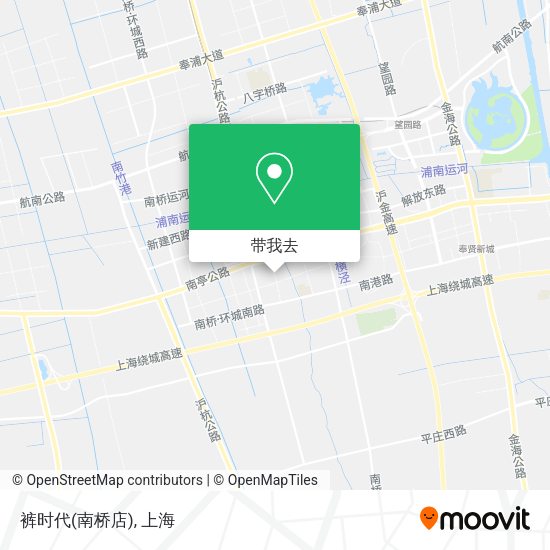 裤时代(南桥店)地图
