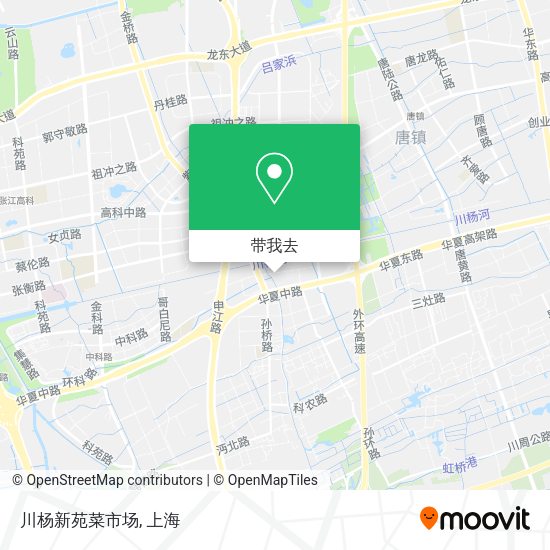 川杨新苑菜市场地图