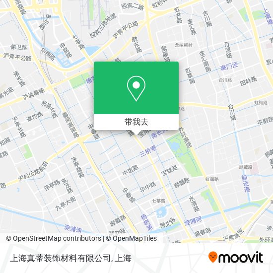 上海真蒂装饰材料有限公司地图