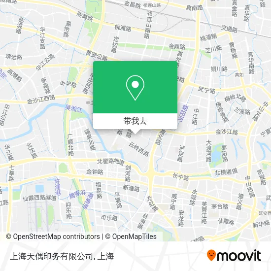 上海天偶印务有限公司地图