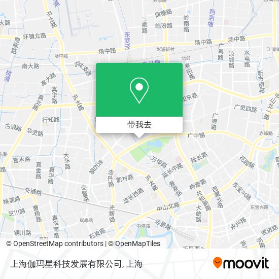 上海伽玛星科技发展有限公司地图