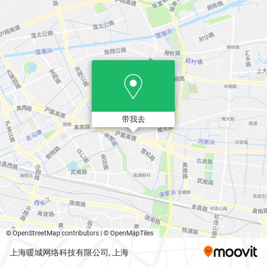 上海暖城网络科技有限公司地图