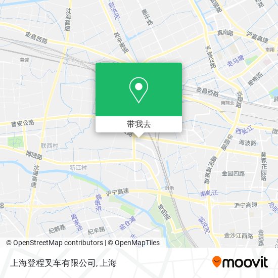 上海登程叉车有限公司地图