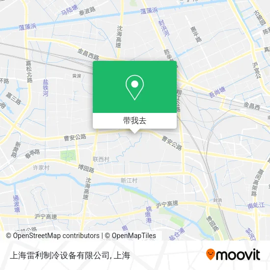 上海雷利制冷设备有限公司地图