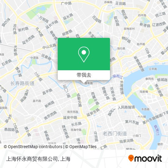 上海怀永商贸有限公司地图