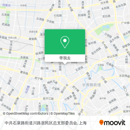 中共石泉路街道川路居民区总支部委员会地图