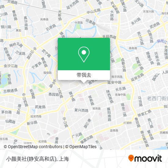 小颜美社(静安高和店)地图