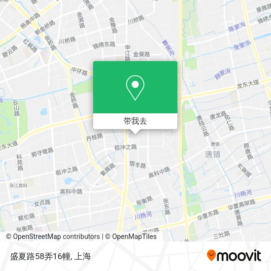 盛夏路58弄16幢地图