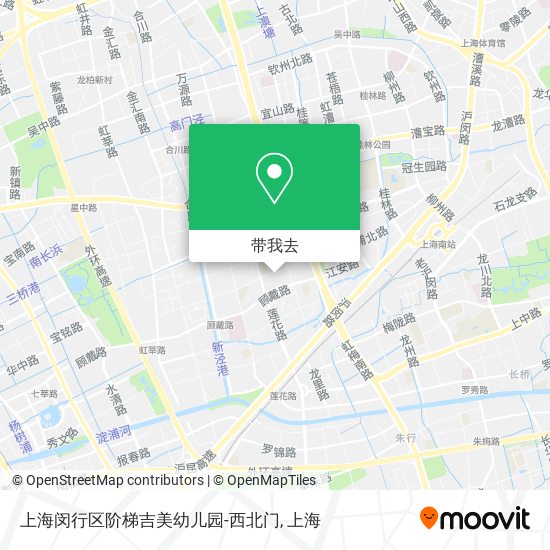 上海闵行区阶梯吉美幼儿园-西北门地图