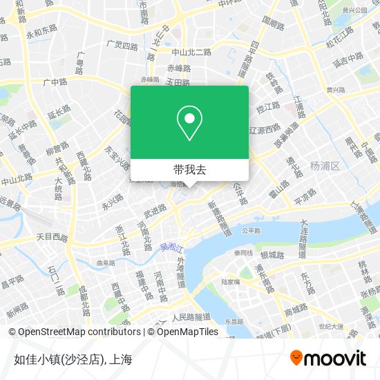 如佳小镇(沙泾店)地图