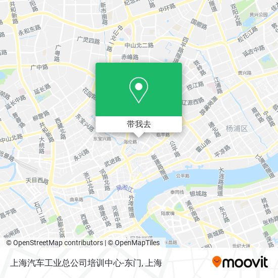 上海汽车工业总公司培训中心-东门地图