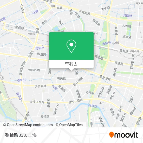 张掖路333地图