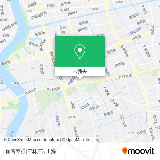 伽音琴行(三林店)地图