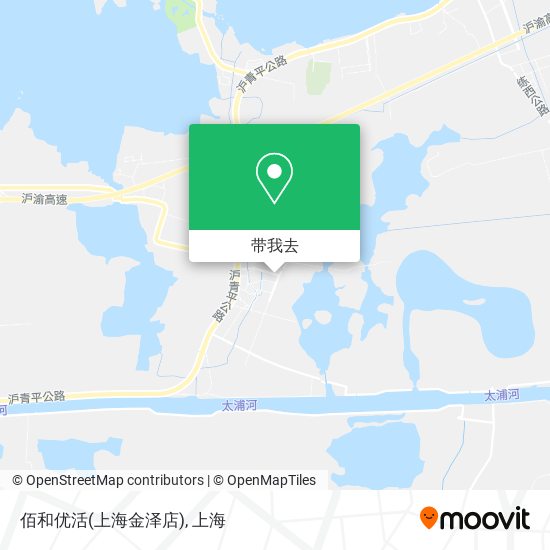 佰和优活(上海金泽店)地图