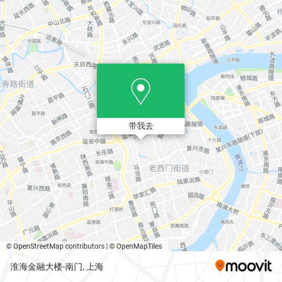 淮海金融大楼-南门地图